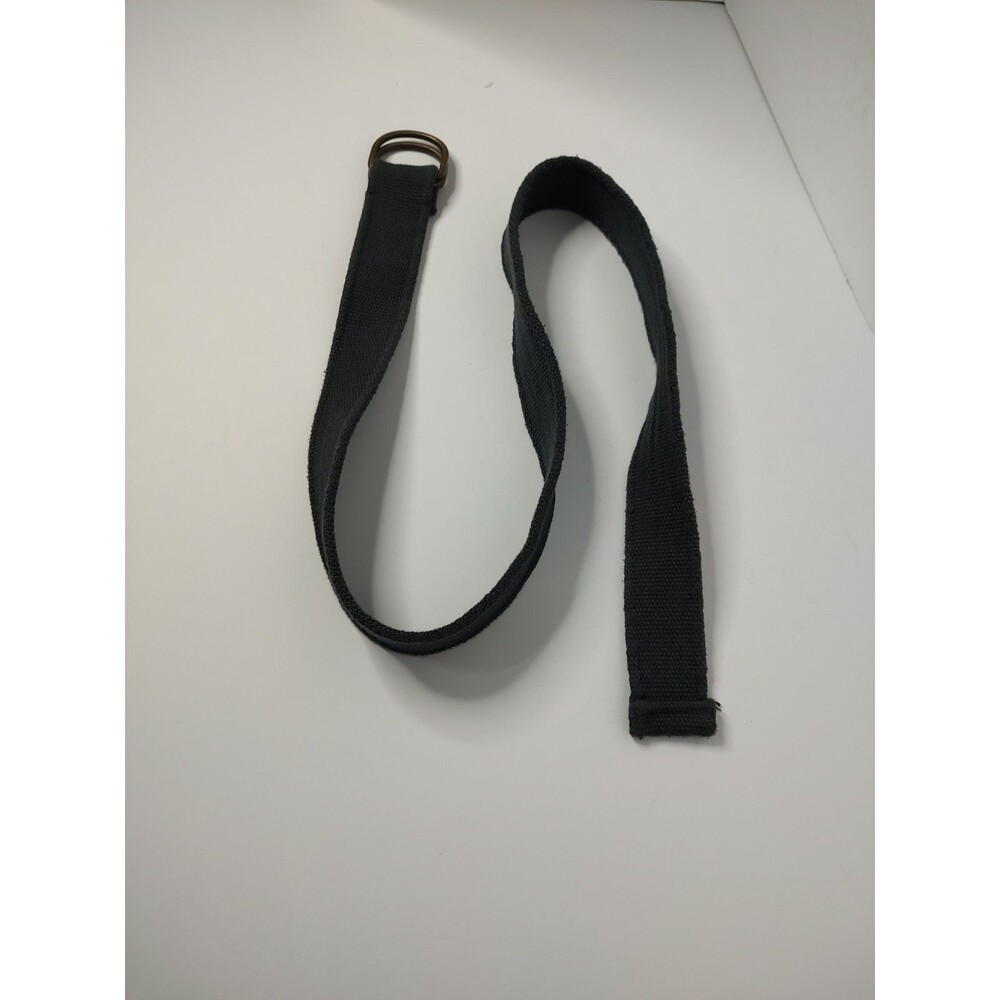 Kohl's Canvas Webbing Belt Black Double D-Ring Skater Utility Gorpcore 38"